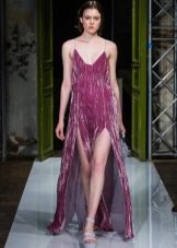 Velor dress lilac