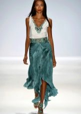 small pleated elastic skirt