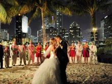 Wedding dress for a wedding in Miami