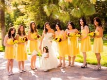 Yellow Bridesmaid Dresses