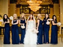 Navy blue bridesmaid dresses