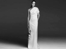 Max Mara One Shoulder Wedding Dress