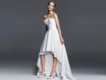 Wedding dress from Max Mara hi-lo