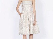 Below the knee midi evening dress