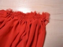 Picking up the skirt