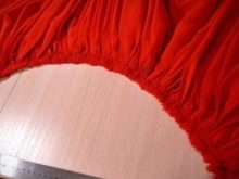 Stitching a skirt with a petticoat
