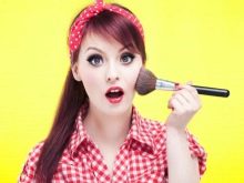 Rockabilly everyday makeup