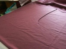 Open the front of the dress with bat sleeve
