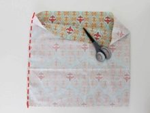 Stitching a rectangle for a dress