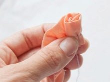 Making a flower for an elegant dress