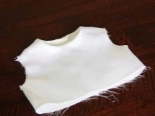 Christening gown bodice