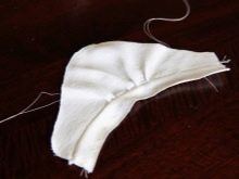 Sewing sleeve piping