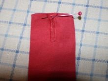 Sewing a belt - step 2
