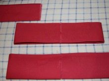 Sewing a belt - step 3