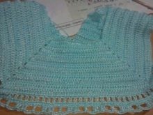 Knitting a skirt for a dress for a girl up to a year