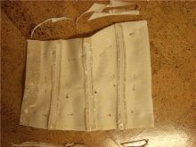 Sewing lining and corset