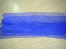 Cutting stripes for a skirt
