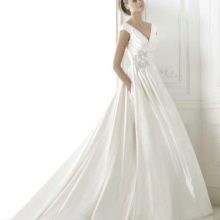 2015 princess style long wedding dress