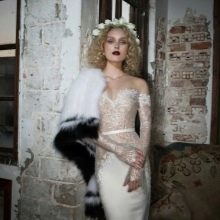 Julie Vino Wedding Dress with Lace Top