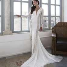 Robe de mariée sirène avec dentelle
