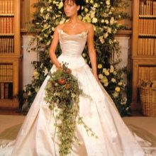 Victoria Beckham wedding dress