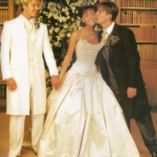 Victoria Beckham wedding dress