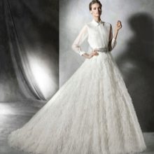 Wedding dress shirt from Pronovias