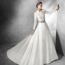 Puffy wedding shirt dress
