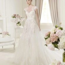 Wedding dress from collection 2014 from Elie Saab closed