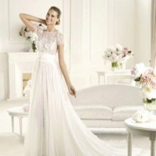 Elie Saab wedding dress with straps