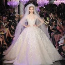 Elie Saab Gold Tone Wedding Dress