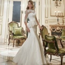 Peplum wedding dress