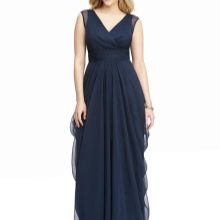 Evening dress with a wrap for girls of size 50