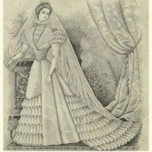 18 世紀婚紗禮服插圖