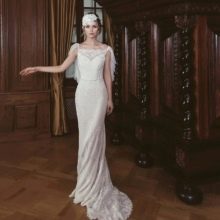 Retro wedding dress by Ange Etoiles