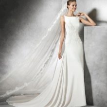 Wedding dress from Pronovias straight