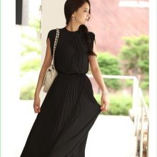 Business dress made of chiffon