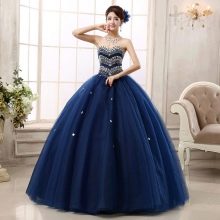 Lush evening dress from China