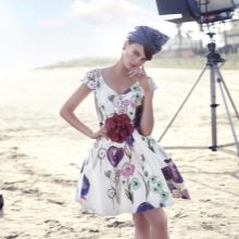 Colorful dress in the style of dandies