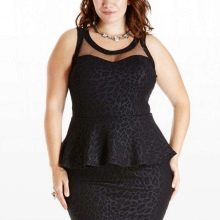Peplum dress for pear shape (triangle)