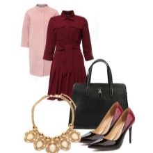 Dressshirt and accessories for the inverted triangle shape