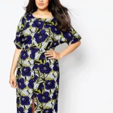 Floral dress for chubby