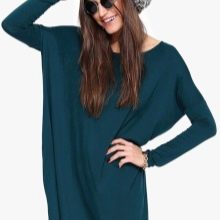 Moray-colored knitted dress bat