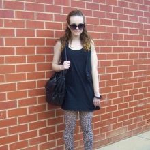 Leggings for a dress-shirt