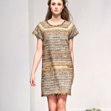 Cropped bag dress