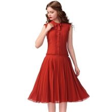 Low Waist Ruffle Dress