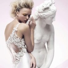 Open back lace dress