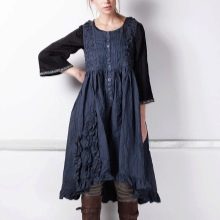 Boho denim dress