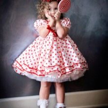 Fluffy dress for girls 3-5 years old