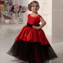 Elegant dress for girls 4-5 years old fluffy to the floor